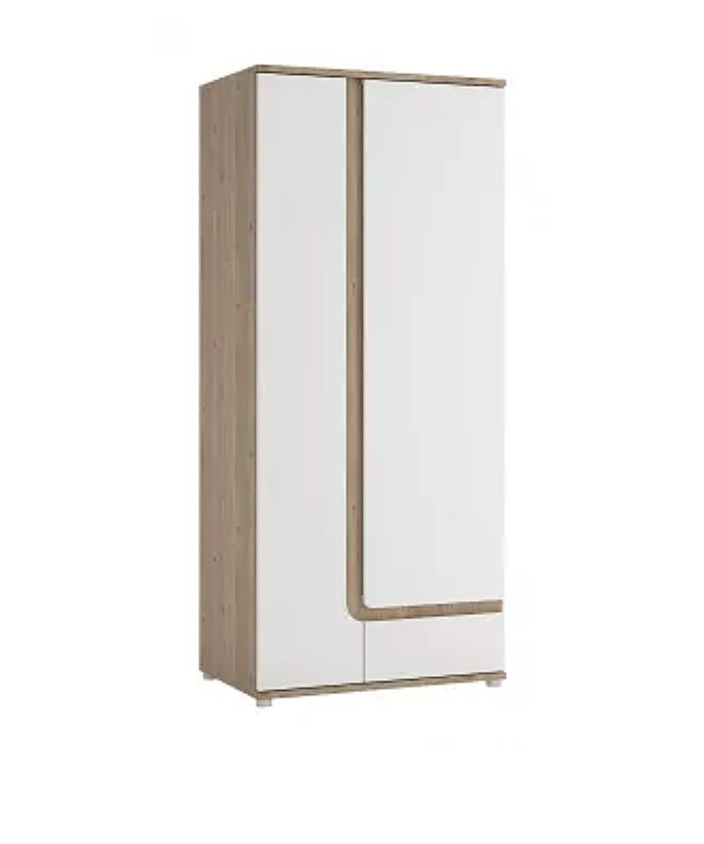 SKRIŇA dub nelson/biela