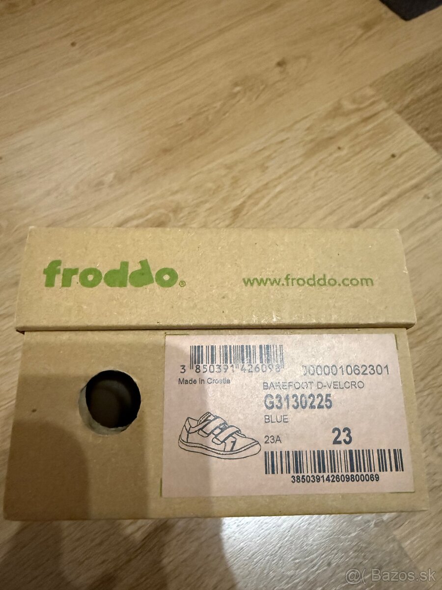 Topánky Froddo barefoot D-Velcro