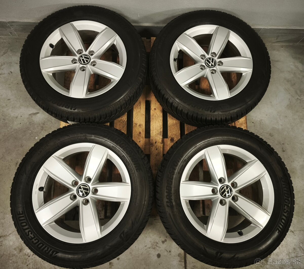 VW R17/ ORIG.ALU/ZIMNÉ /TIGUAN/Q3/KODIAQ/TARRACO