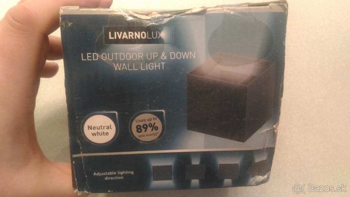 LED nastenne vonkajsie svietidlo livarnolux 14130705L