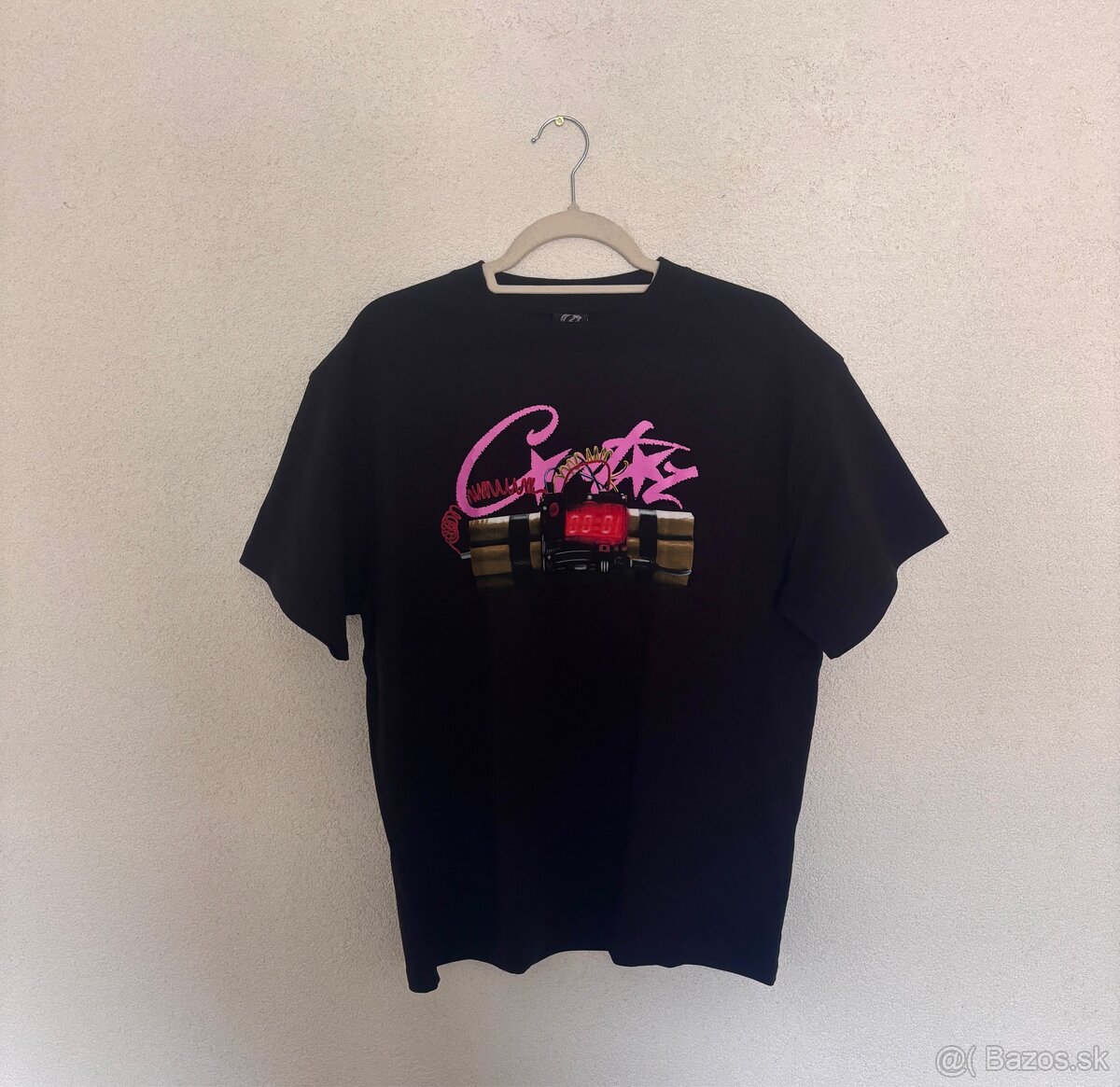 Corteiz Black No Time 4 Luv Tee
