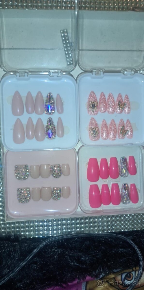Nechty gélové -press on nails