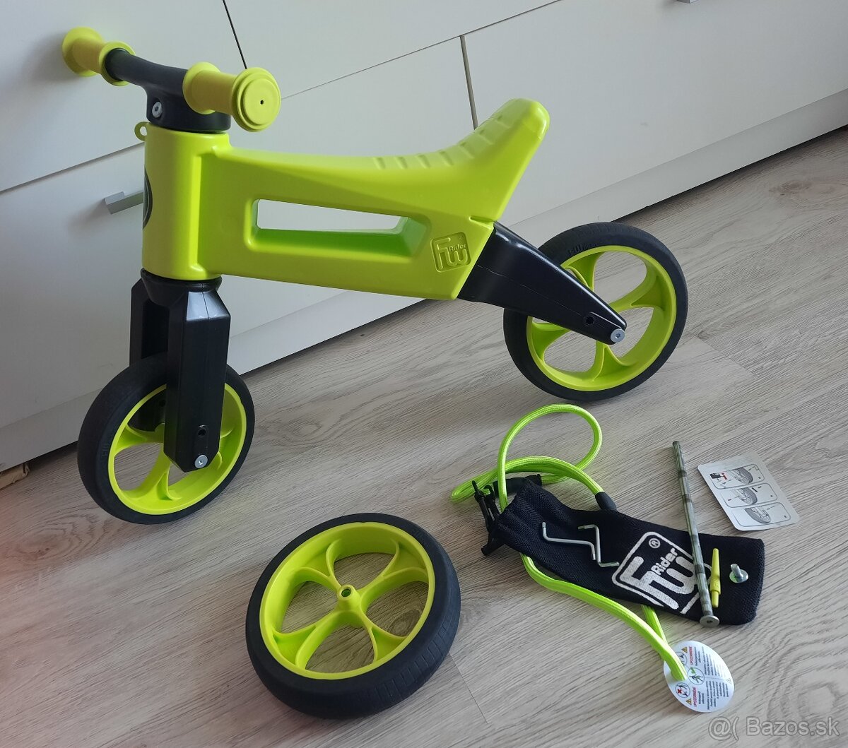 Funny Wheels Odrážadlo Rider SuperSport 2v1 zelené