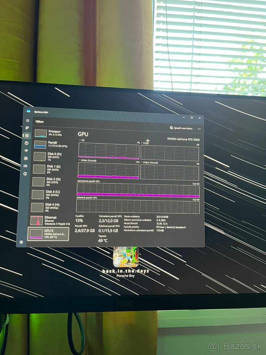 i5 12600 kf , rtx 3060 herny pc