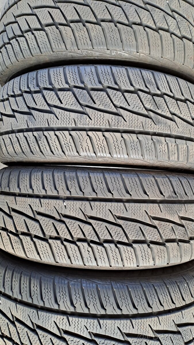 Predám 4ks jazdené zimné 205/55r16-91T Matador