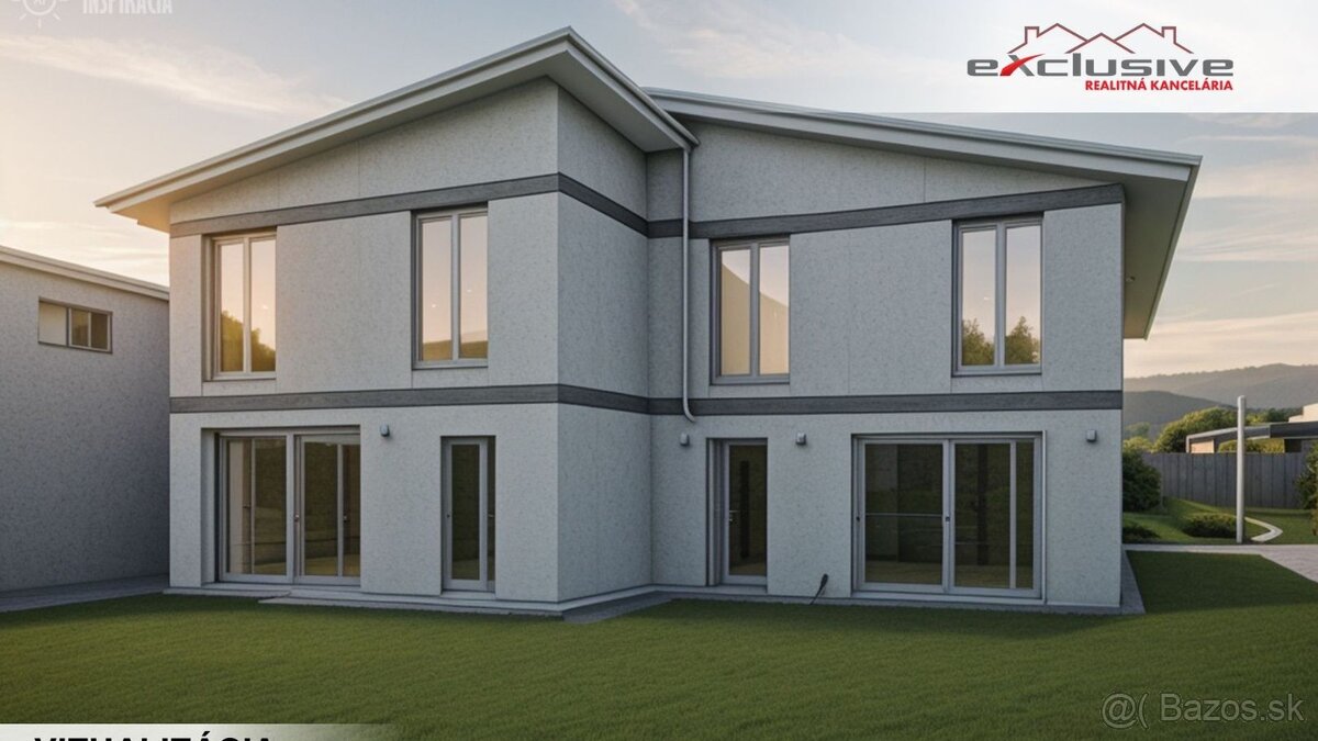 4 - IZBOVÝ RODINNÝ DOM - KANAŠ, 120 M2, 426 M2 POZEMOK - NOV