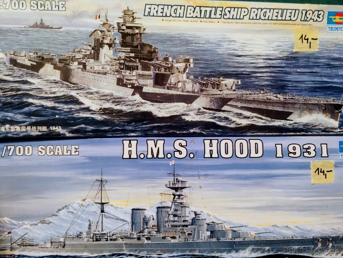 Plastikové modely lodí