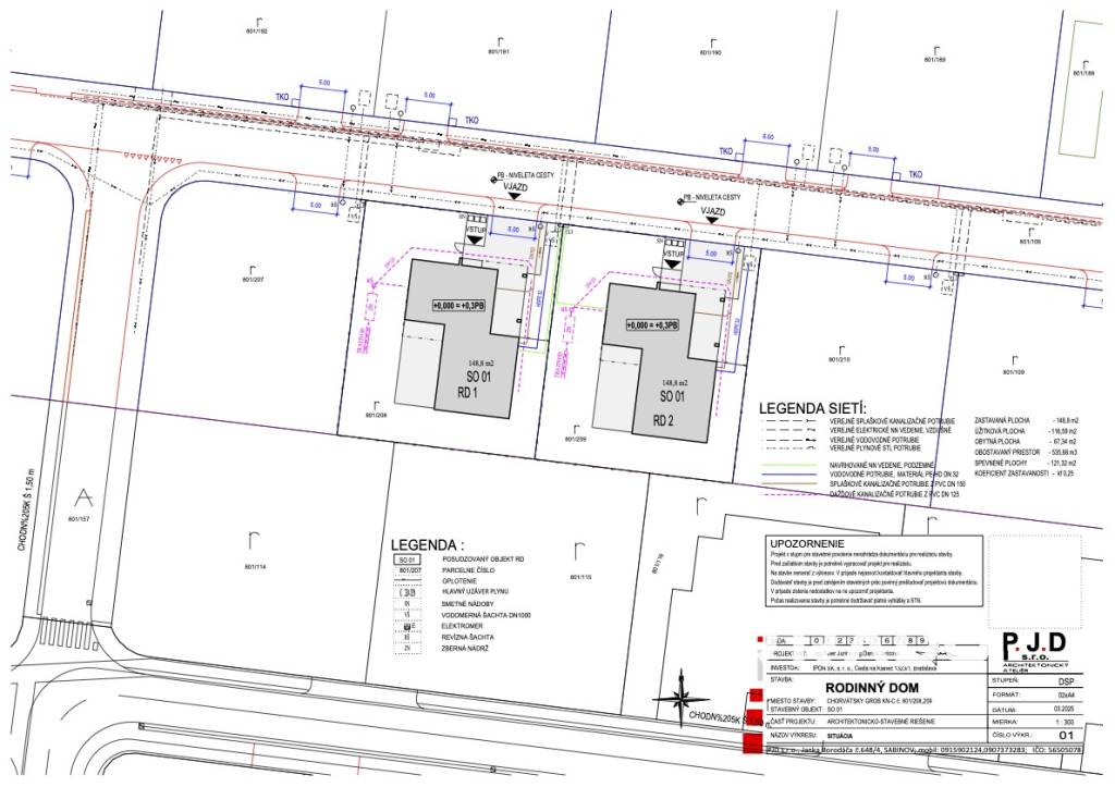 RADO | Pozemok 600 m² s projektom na 4-izbový dom | Chorvát
