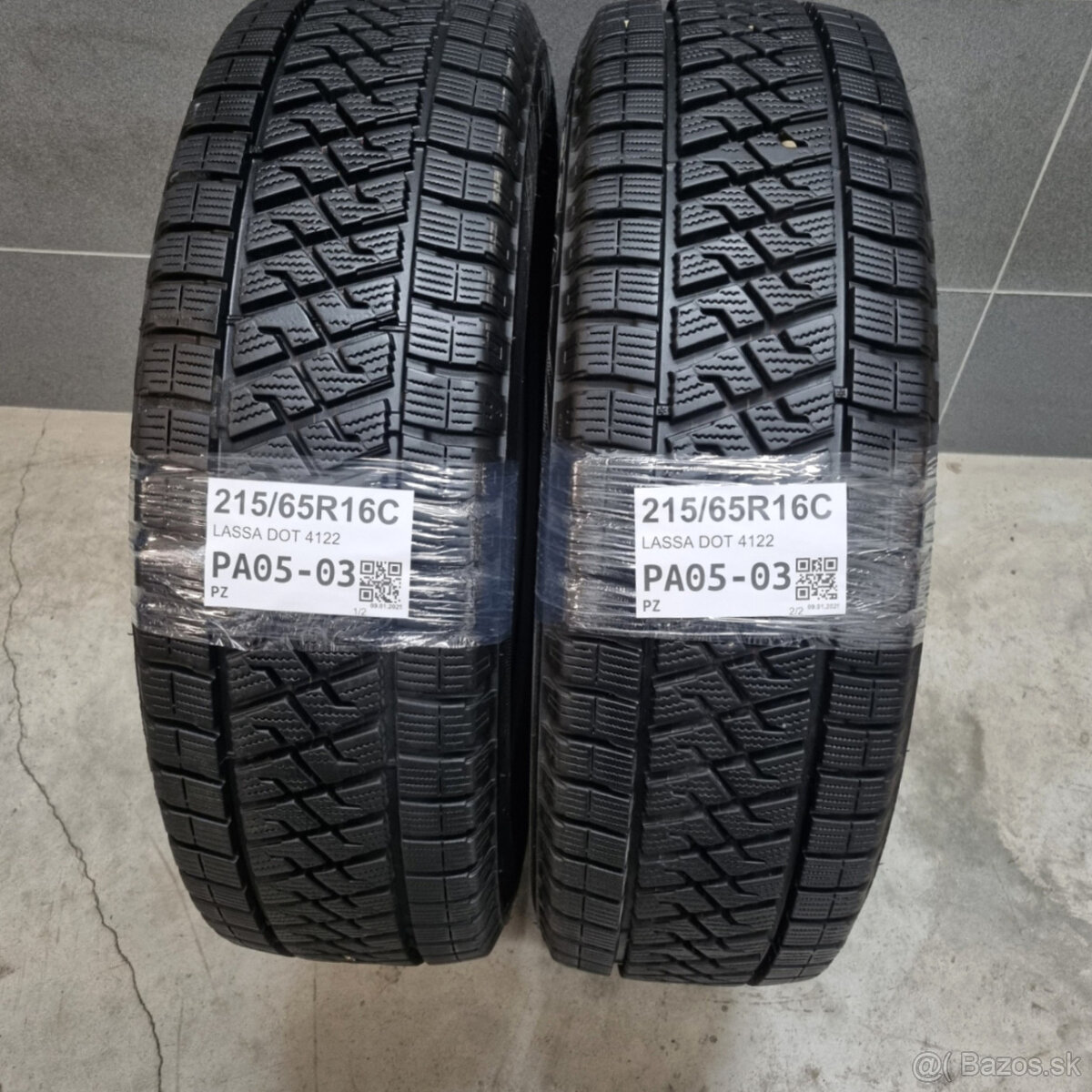 Zimné dodávkové pneumatiky 215/65 R16C LASSA