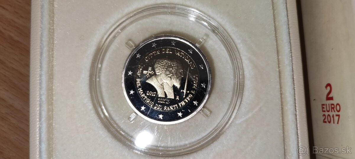 2 € eurominca vo verzií proof z roku 2017