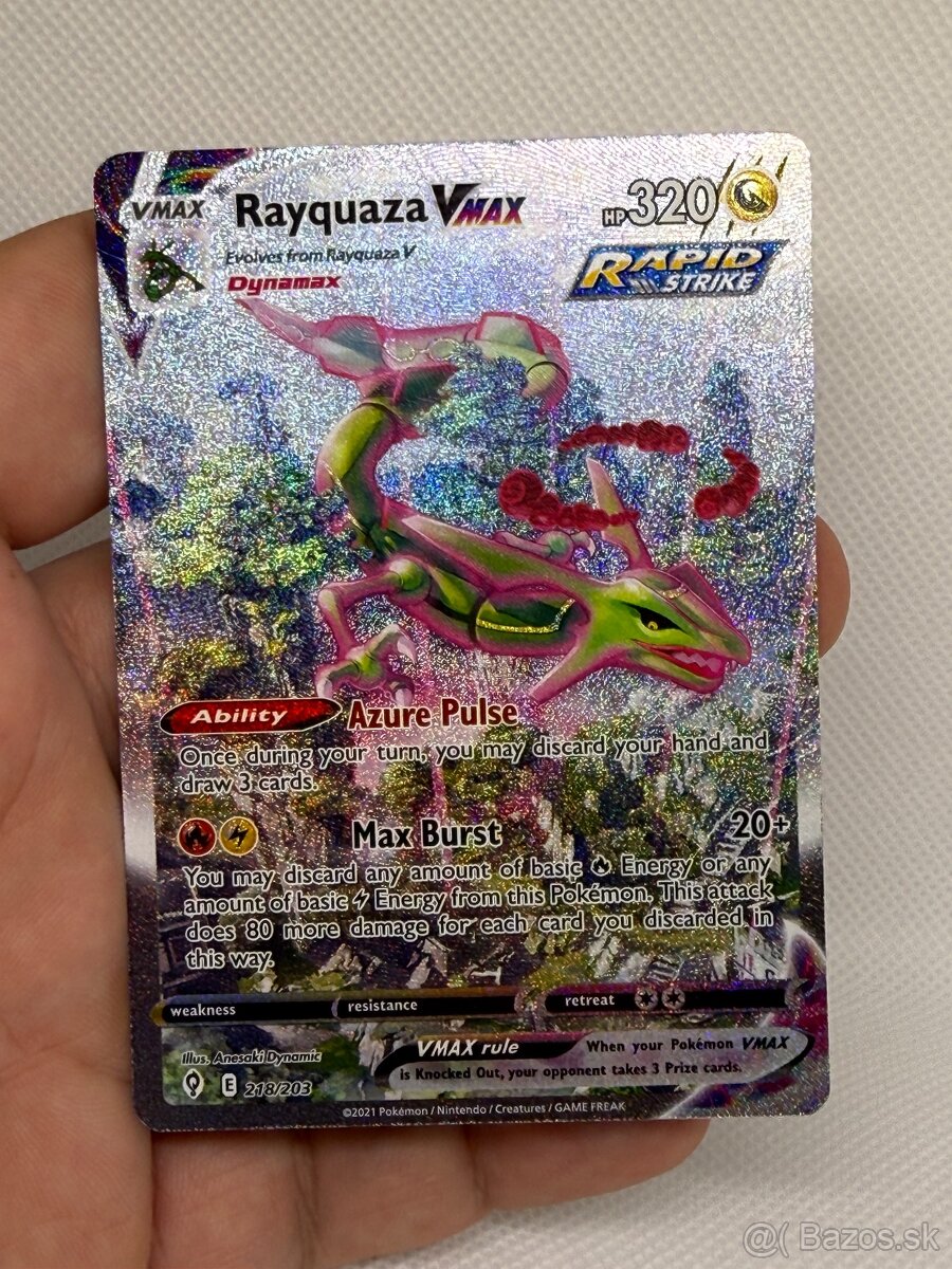 Pokémon karta Rayquaza VMAX 111/203 – Evolving Skies – EX