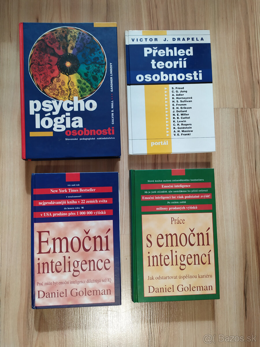 Predám knihy - psychológia osobnosti, emočná inteligencia