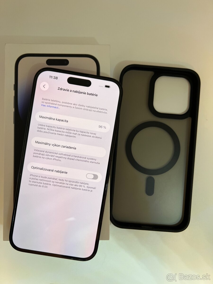 IPHONE 14 PRO MAX SPACE BLACK 128GB ZÁRUKA - DOBRÝ STAV