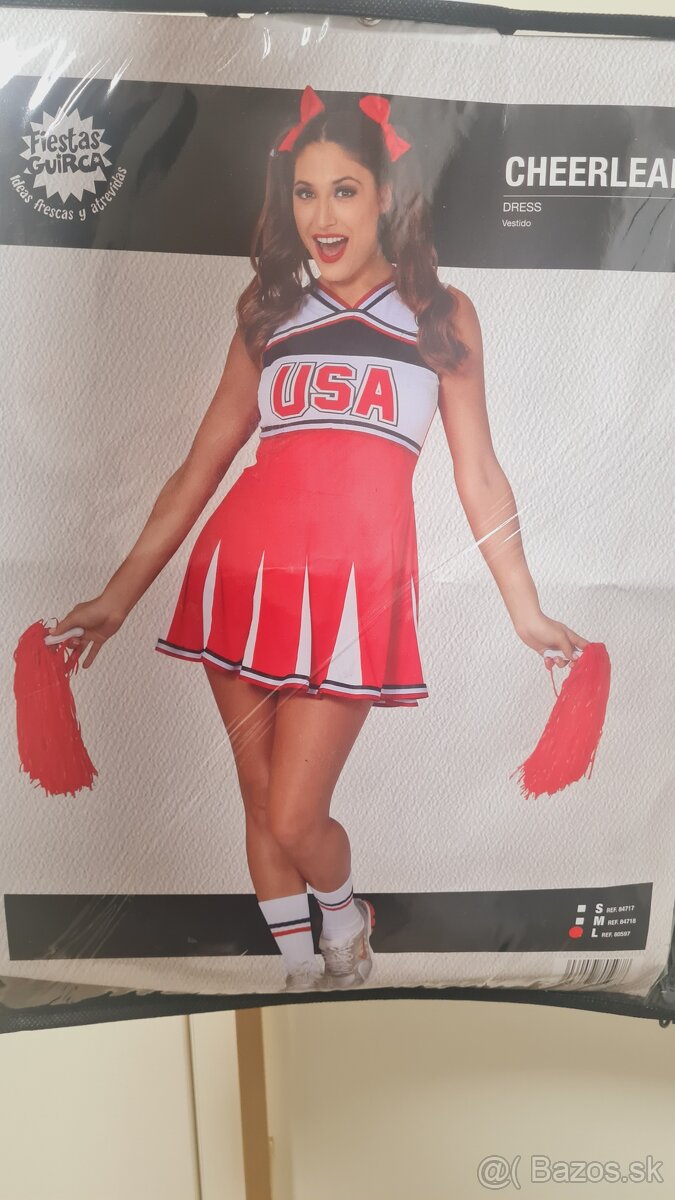 Ženský halloweensky kostým - roztlieskavačka