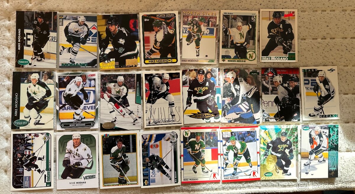 Predám hokejové kartičky Pittsburgh Penguins