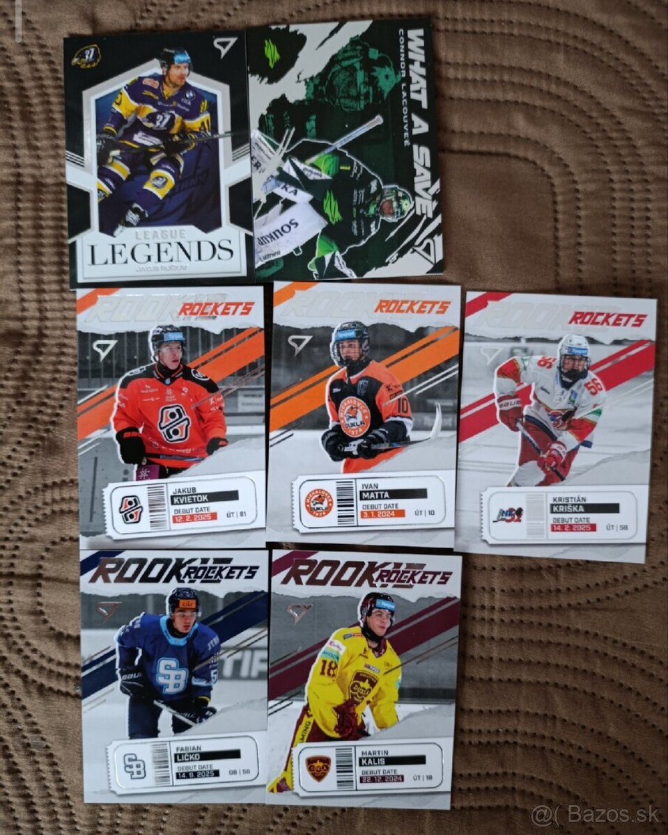 Hokejové kartičky Tipsport extraligy 25/26