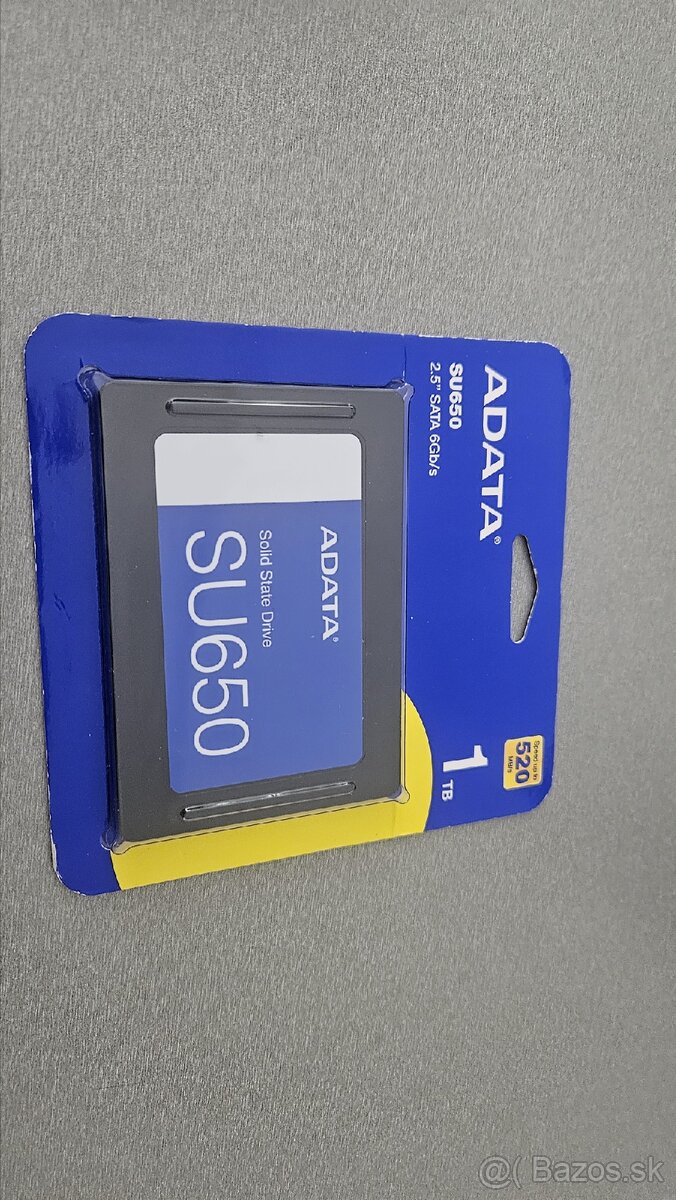 Ssd disk - nepouzity 1tb Adata su650