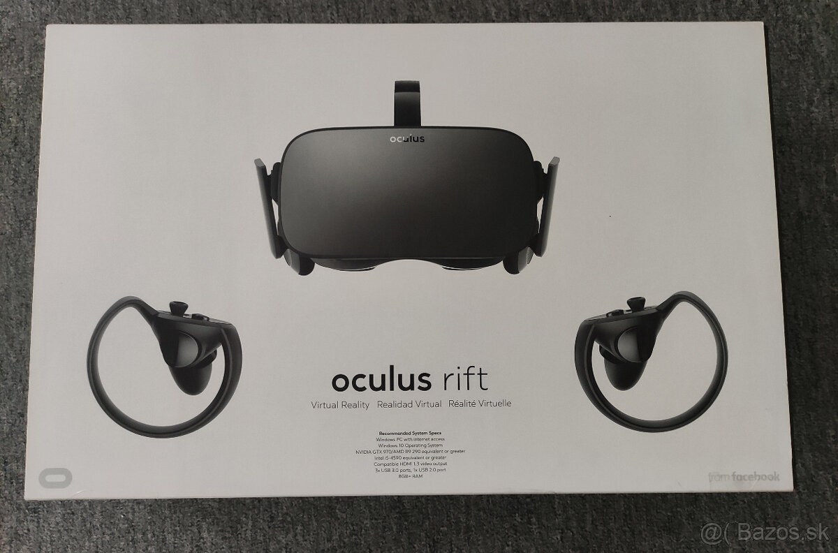 Oculus Rift CV1 + extra kamera + PCIe karta