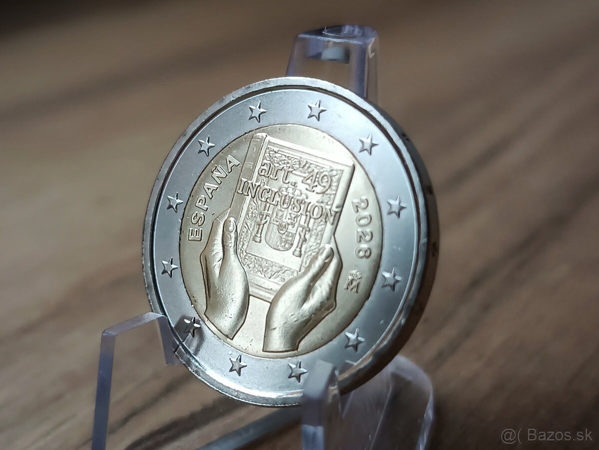 2€ Španielsko 2026 ,UNC , euro