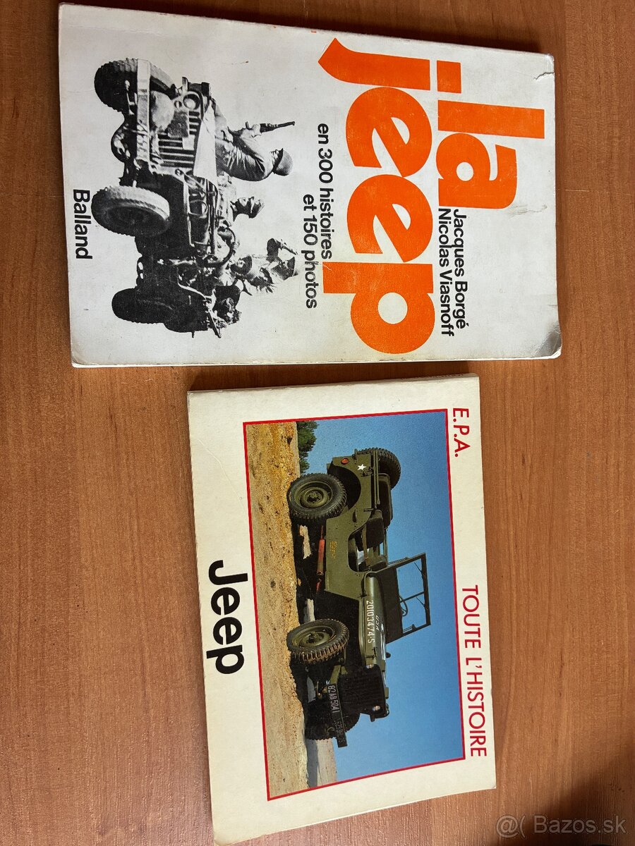 Jeep Willys predám dve knihy