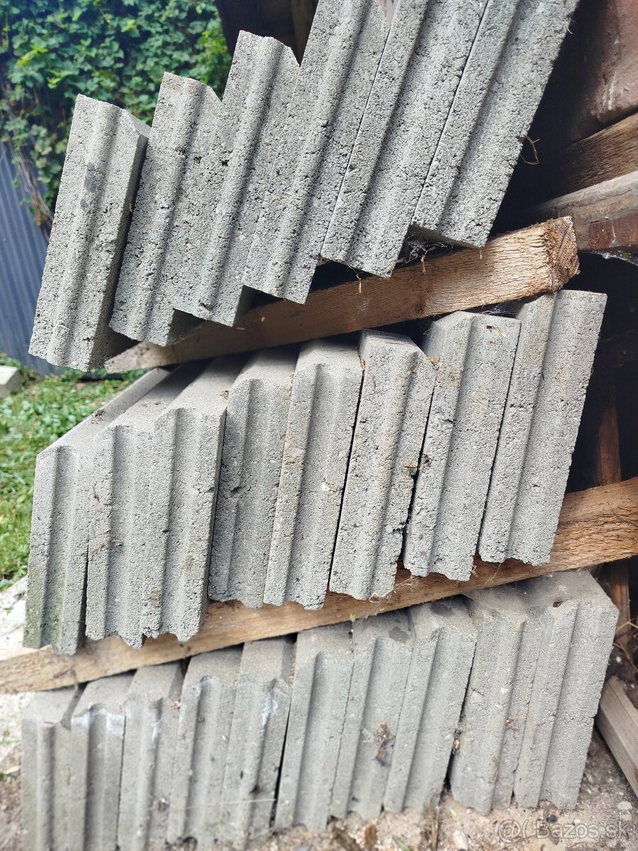 Obrubniky, obrubnik, beton