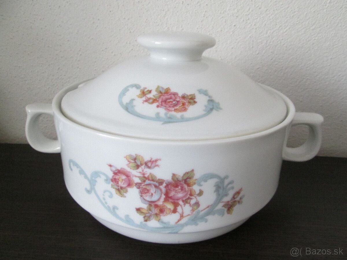 Retro polievková misa - karlovarský porcelán
