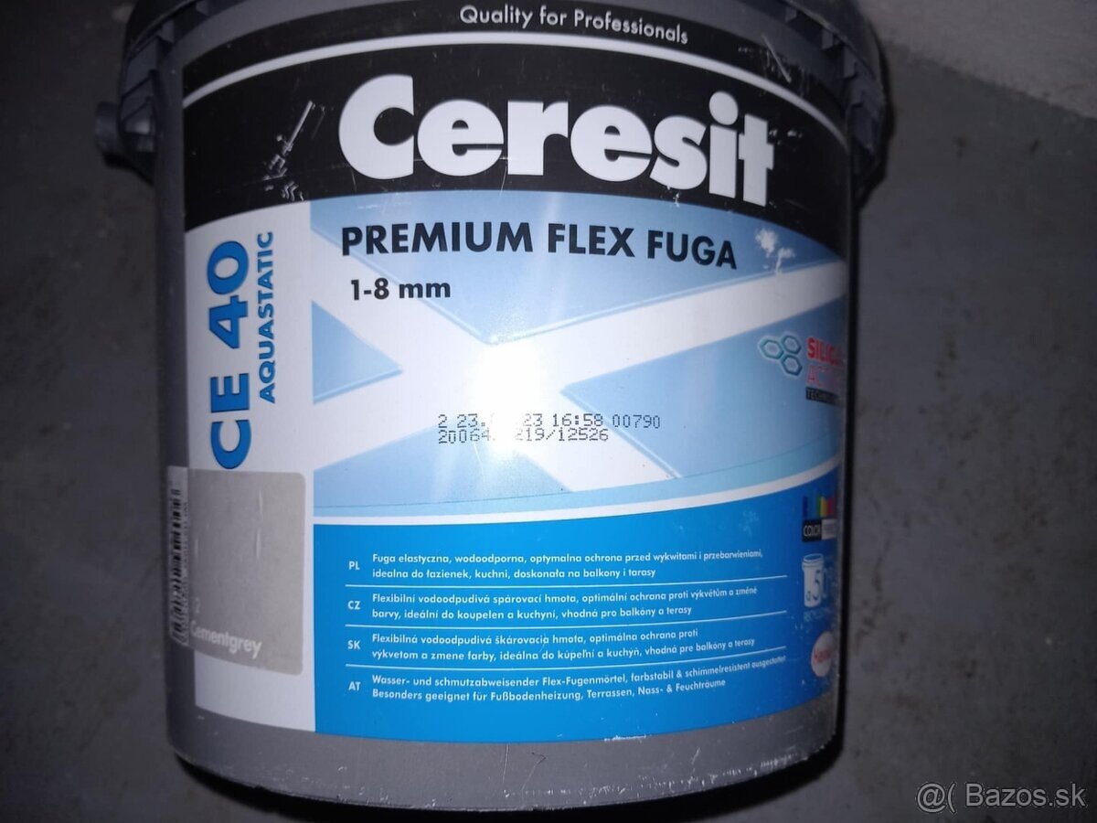 Flexibilná škárovacia hmota Ceresit