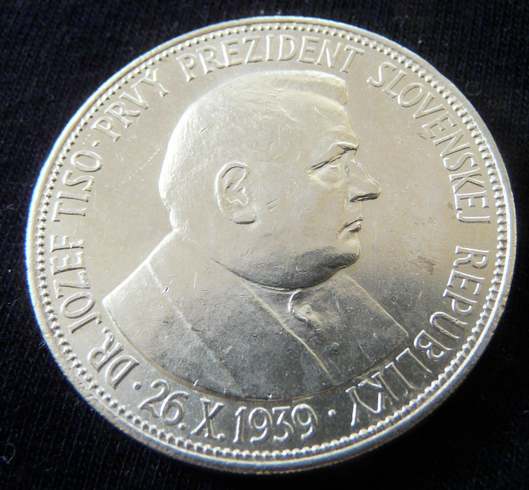Slovenský štát - zberateľské strieborné mince.