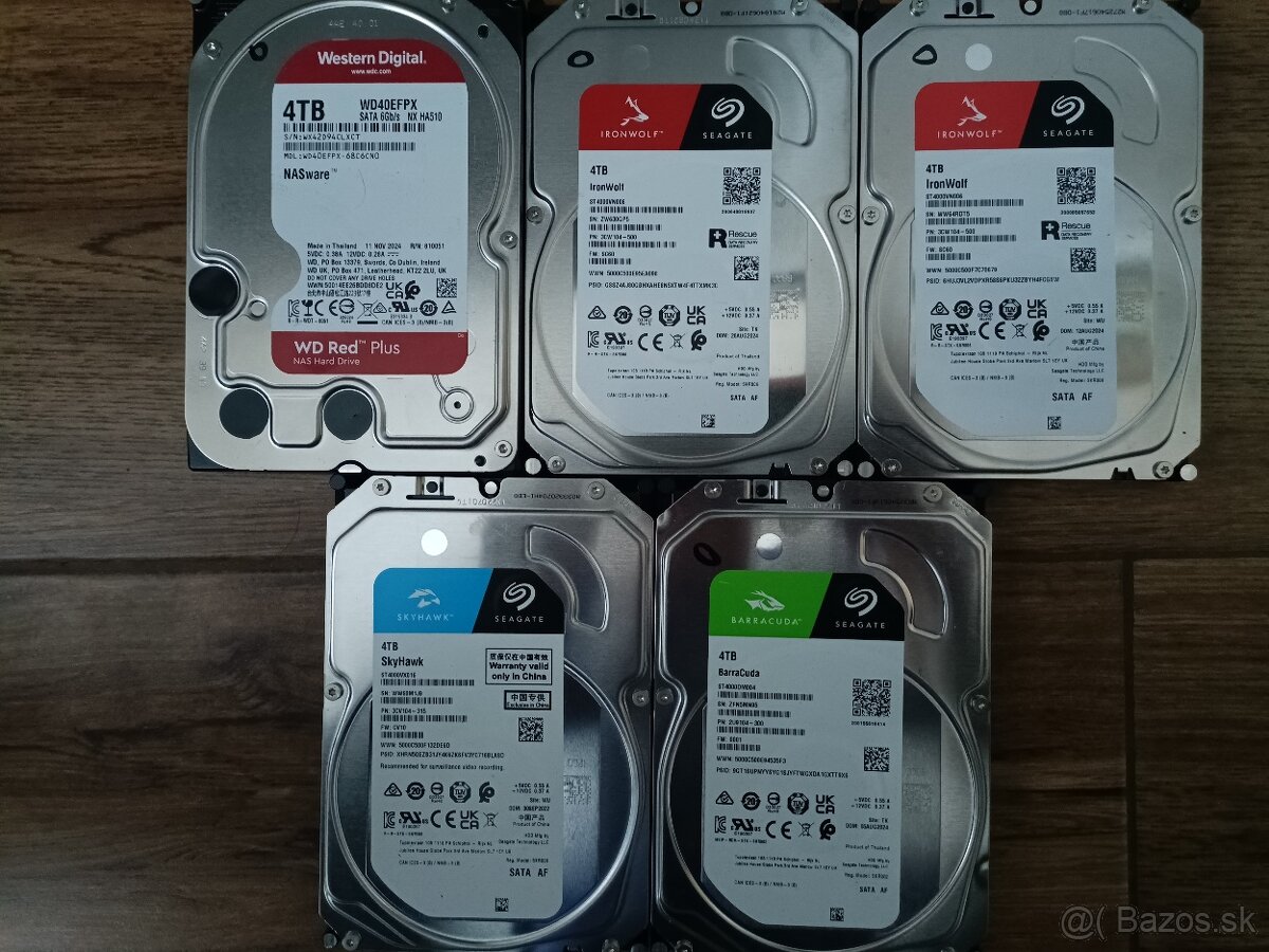 HDD disky 3,5" 4TB.. 6TB.. 8TB...