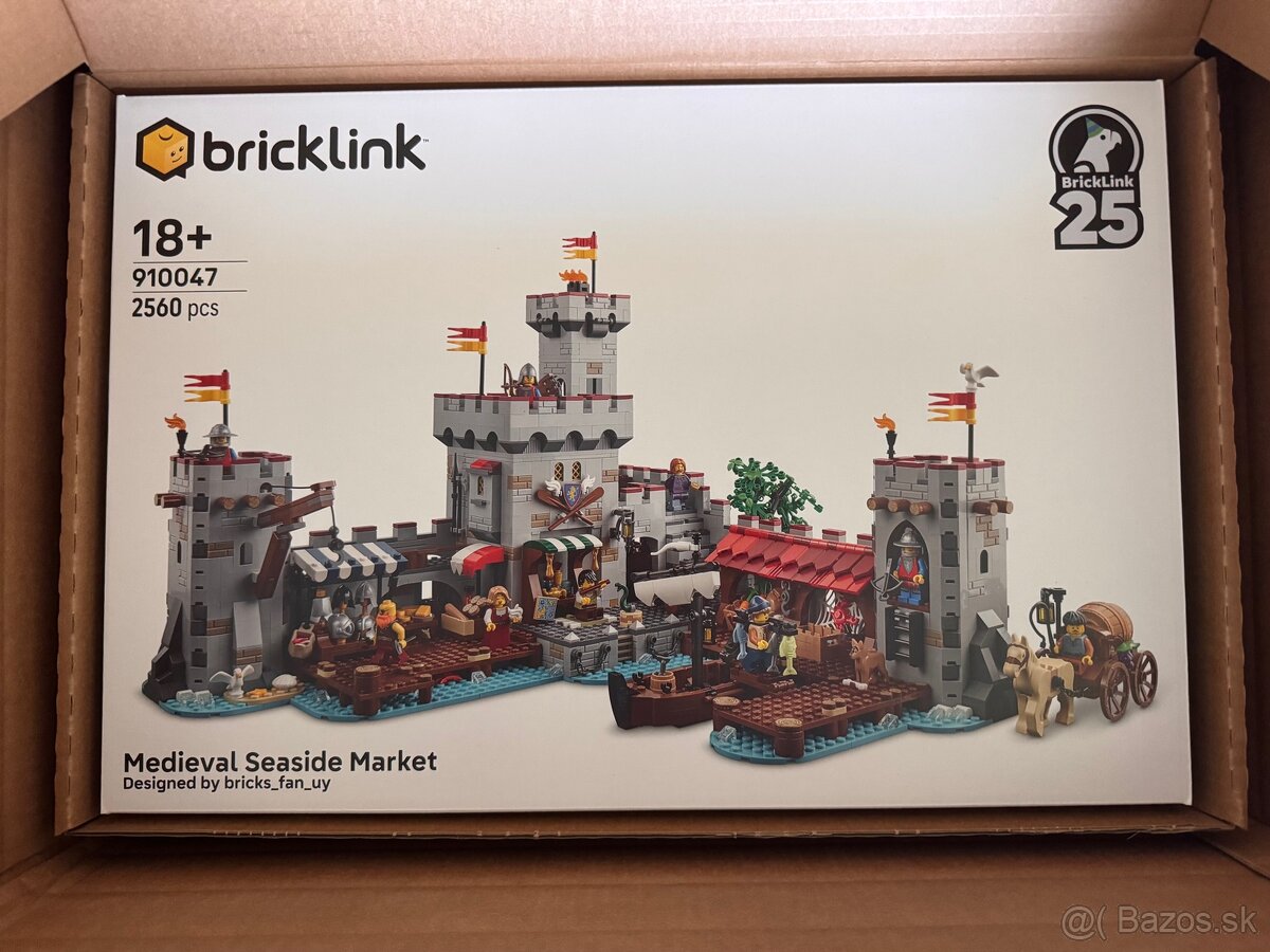 LEGO Bricklink Stredoveký trh pri mori