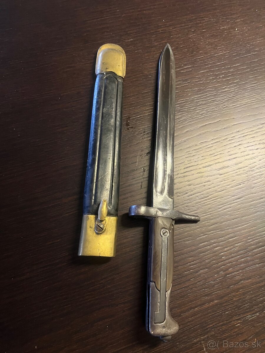 Italský bajonet VETTERLI 1871/MANLICHER CARCANO 1891