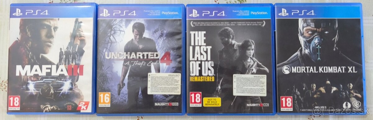 Predám hry na PS4