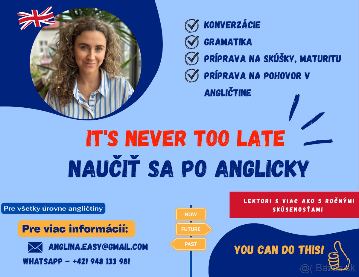 It's Never Too Late Naučiť Sa Po Anglicky