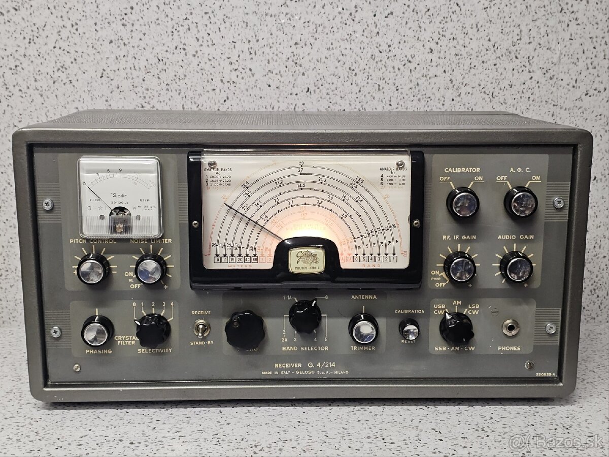 Radio Tube Receiver 》Geloso G4 214 》Milano > Italy