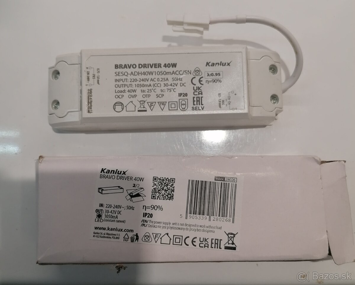 Kanlux driver 40W 30-42V SESQ/ADH40W