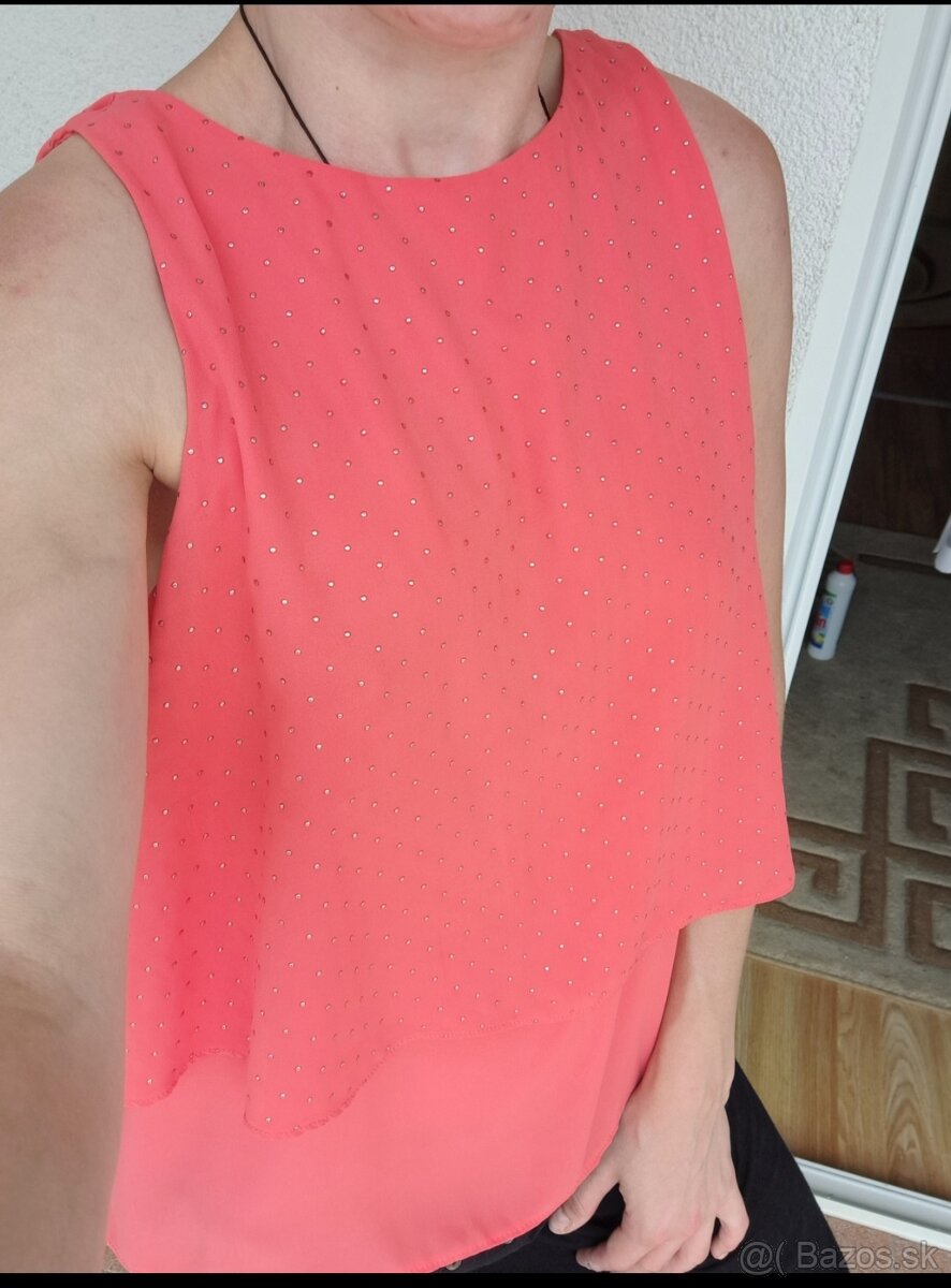Nová lososová blúzka S