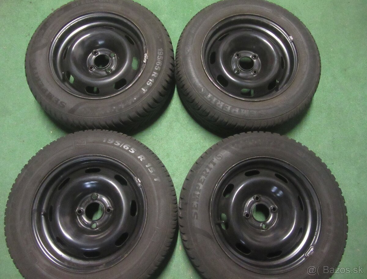 R15 zimná sada Crossland X rozteč 4x108 195/65R15