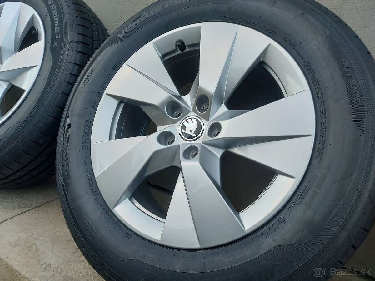 7JX17 5x112 ET40 - NOVÉ disky orig. ŠKODA KODIAQ II