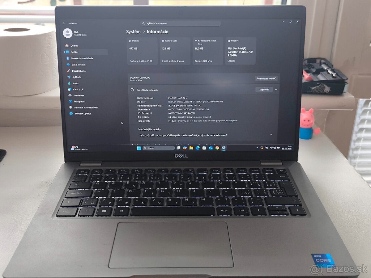 Dell Latitude 5420 – i7 / 16 GB RAM / 512 GB SSD – spoľahliv