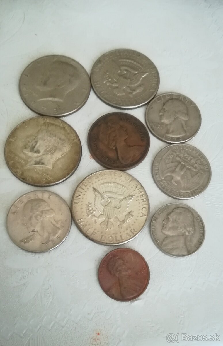 Rôzne mince 60-80 te roky, svet