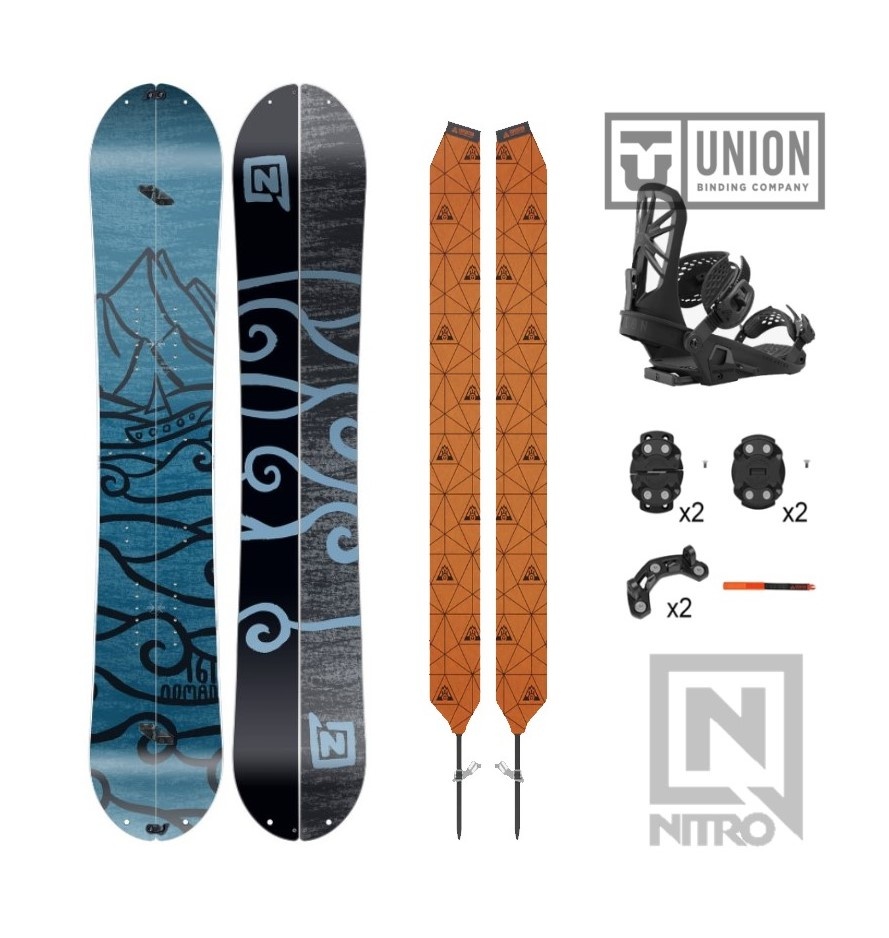 Nitro Nomad splitboard komplet - TOP CENA
