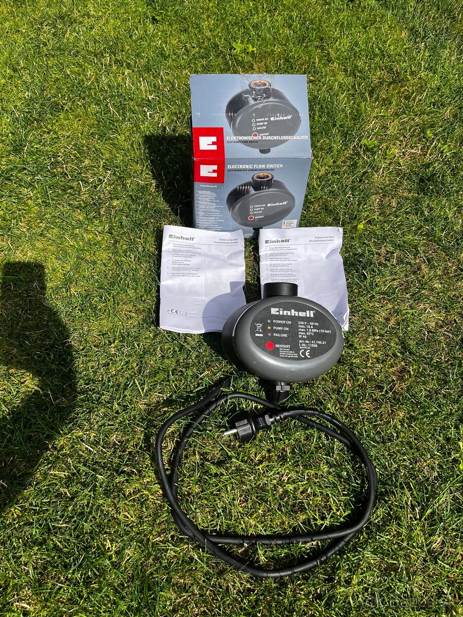 Elektronický prietokový spínač Einhell