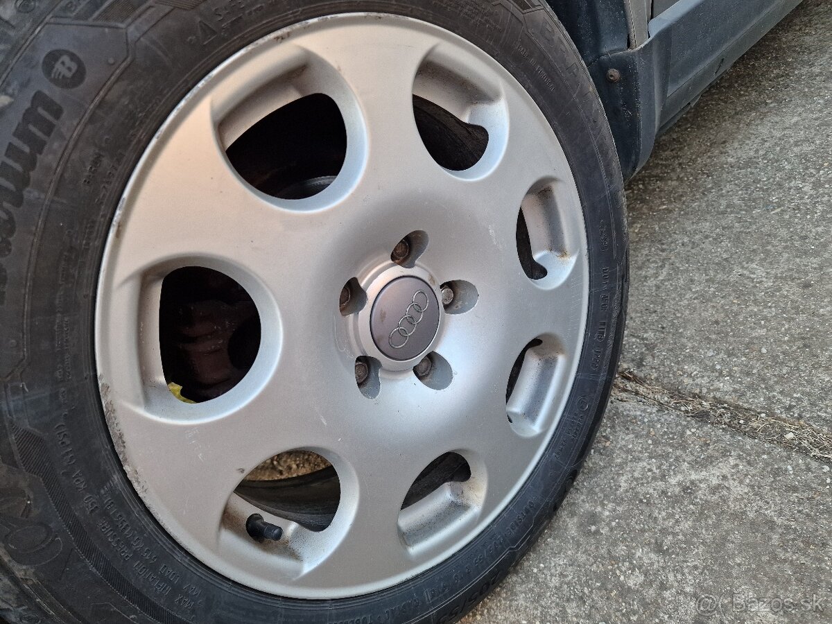 Alu disky 5x112 r16 + letné pneu 205/55 r16