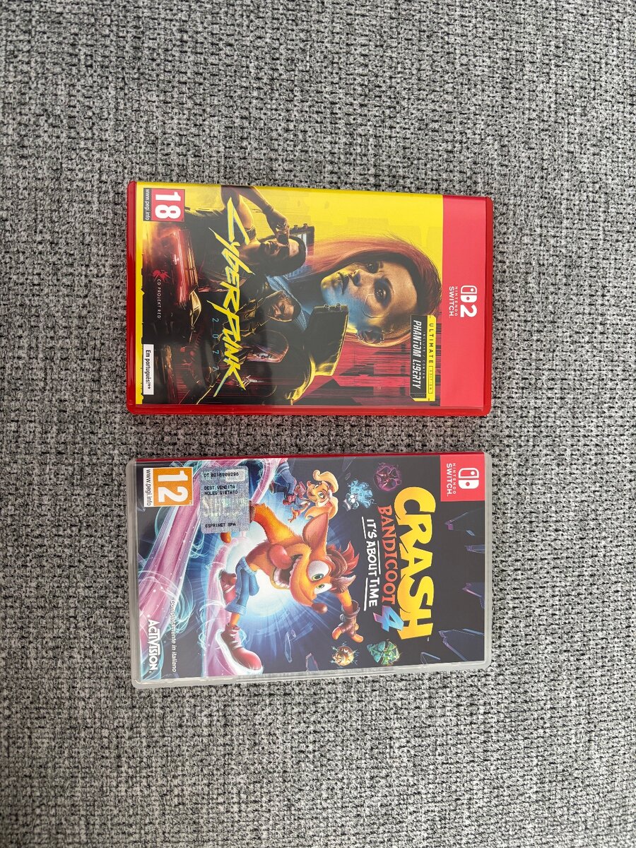 Nintendo switch hry
