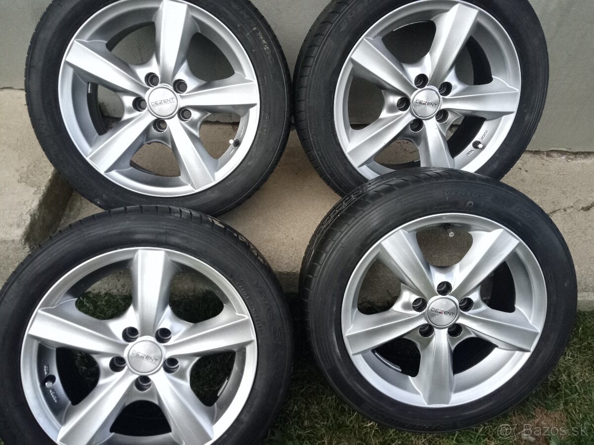 15"5x100 Škoda Fabia, VW Polo,Seat Ibiza hliník.disky