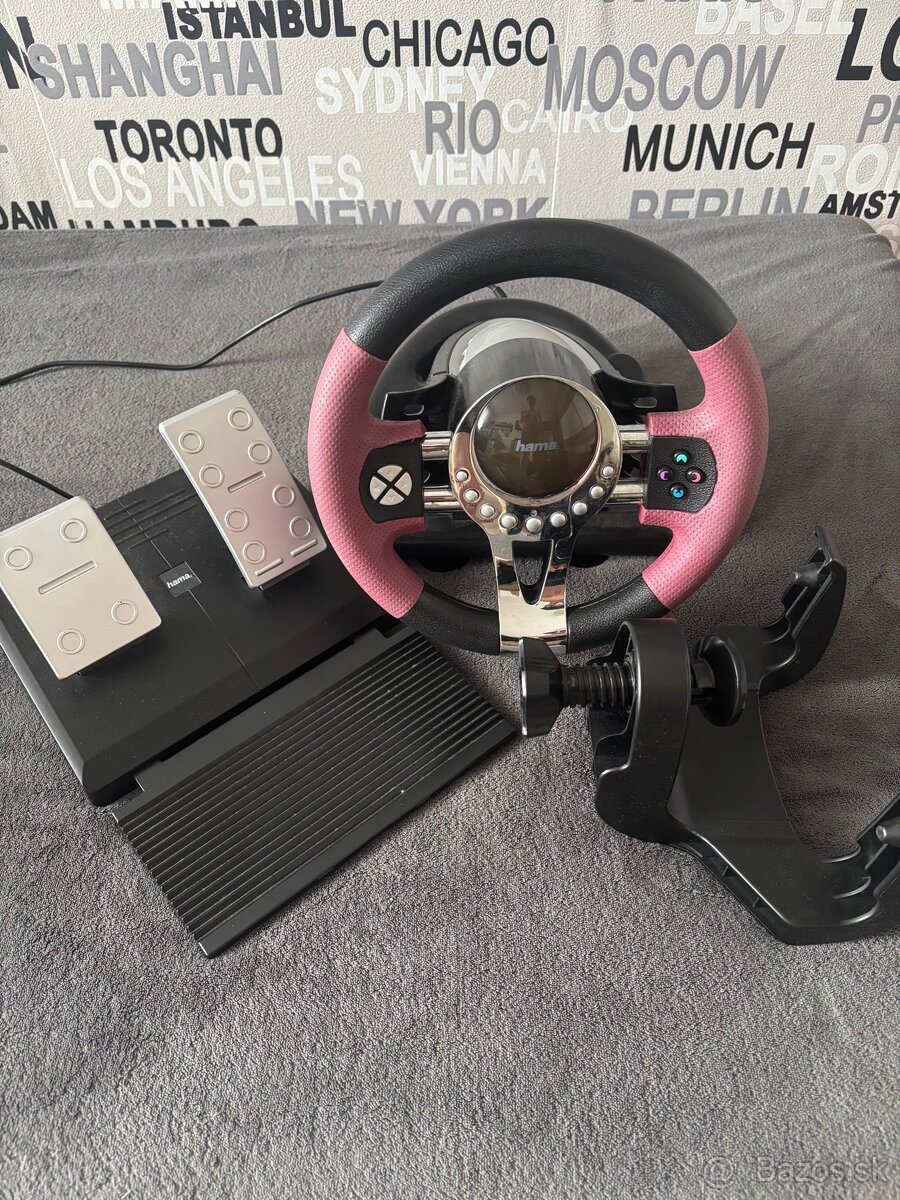 Predám herný volant Hama Thunder V5