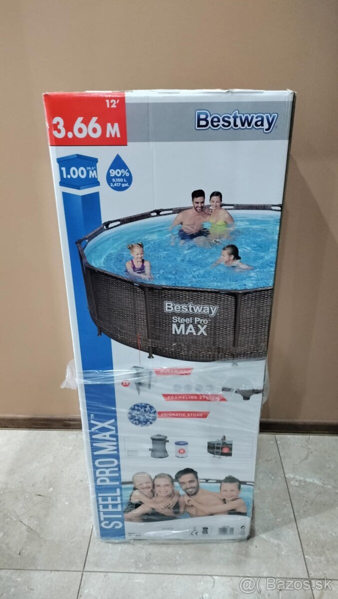 Bestway bazen 3.66m x 1m + prislusenstvo