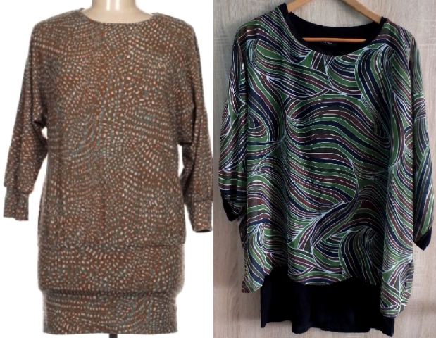Dámske tričká/blúzky/tuniky, v. XXL