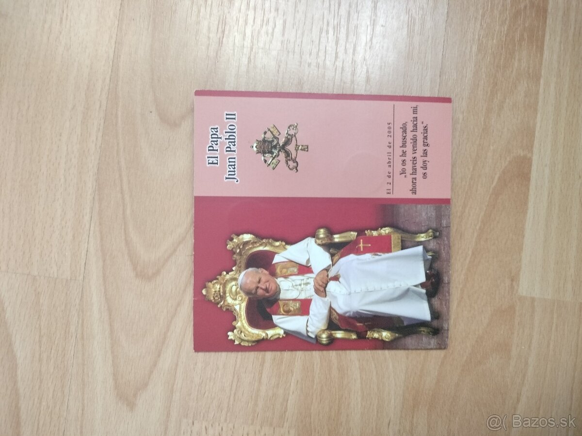 Predám sadu mincí Ján Pavol 2 Malta Vatikán 2005