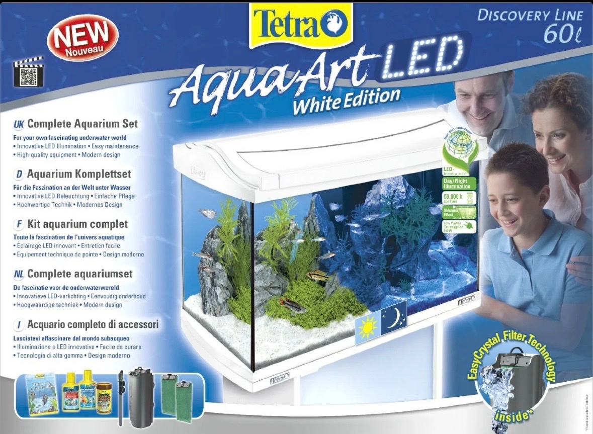 Akvárium 60L s príslušenstvom